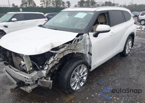 2023 Toyota Highlander Hybrid Limited из США, поврежденный, VIN 5TDXBRCH9PS117310